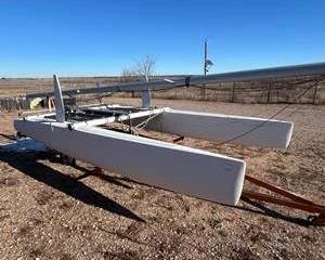 Sailing Catamaran on Trailer, Colorado Registration CL 4789 GE (Hull Damage – Project)