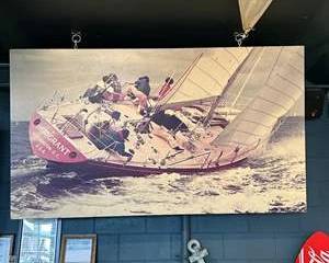 Stanley Rosenfeld Sailing Regatta Seascape Print on Panel, Large Nautical Wall Art, 7’ x 4’