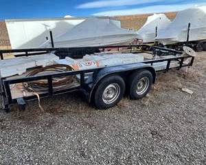 16' Tandem-Axle Utility Trailer with Steel Frame