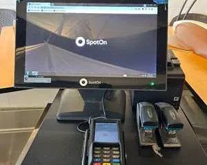 SpotOn POS System with Touchscreen, Card Reader & Cash Drawer