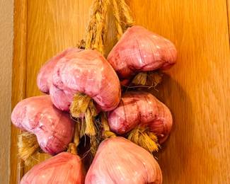 Ceramic Garlic Decor
