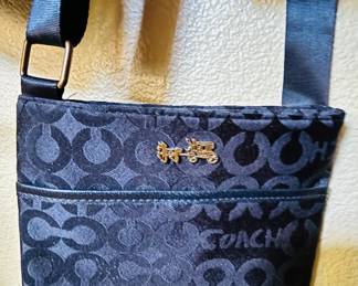 Faux Coach Crossbody Purse