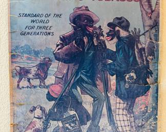 Vintage Bull Durham Tobacco Cardboard Poster