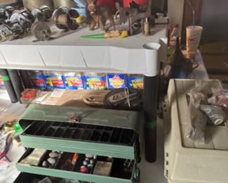 Lots of Tackle Boxes