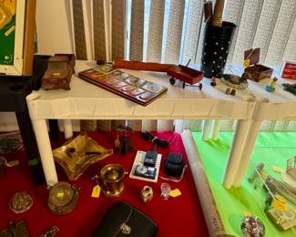 Binoculars, toys, MCM goodies