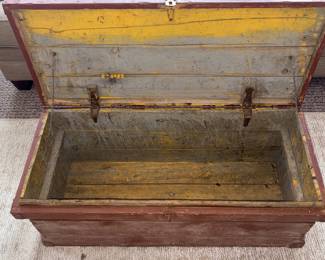 Primitive Solid Wood Chest!
