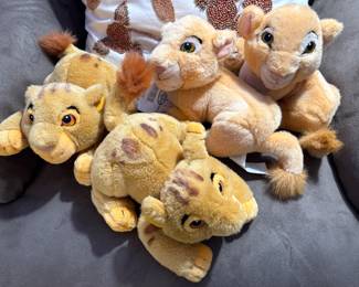 Vintage Simba and Nala Plush Toys!! 