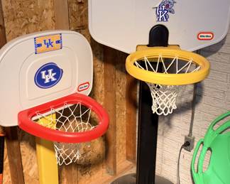 Little Tikes Basketball Hoop &  Totsports Basketball!
