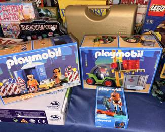 Playmobil #3003 Forklift, Playmobil #3004 Construction Workers Sealed, Etc!

