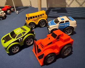Set of 4 - Kid Galaxy Mini Go-go Vehicles