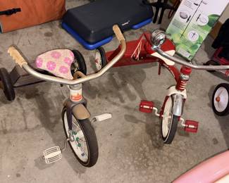 Radio Flyer Retro  & Vtg Hedstrom Tricycles!