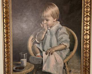 Ornate Framed Matted Print of “Gretchen” by James Ingwersen!
