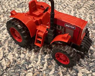 Vtg. 80’s Breyer Horse Farm Toy Tractor Maroon