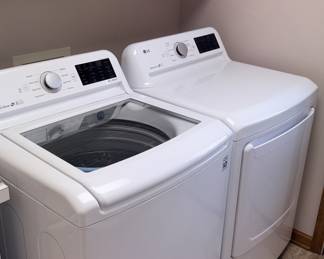 LG Sensor Dry Dryer & Inverter Direct Drive True Balance Washer!
