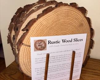 Rustic Wood Slices!
