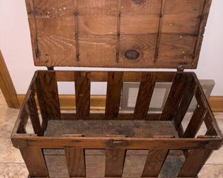 Solid Wood Vtg Storage Crate!
