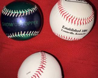 Adidas Show Stopper Baseball, Signed Baseball & Louisville Slugger Baseball!
