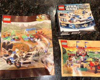 Lego Box & Instruction Booklets!
