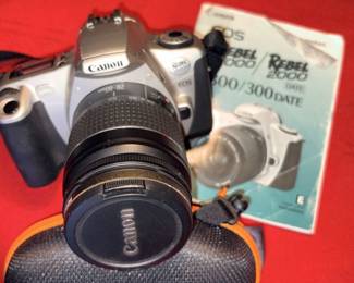 Canon Rebel 2000 35 MM Camera W/58 MM Lens!
