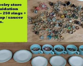 This is just one lot of many, we are selling a large inventory from a defunct jewelry and craft store / shop in this auction including huge dealer lots in bulk weighing 15 to 40 pounds each. 