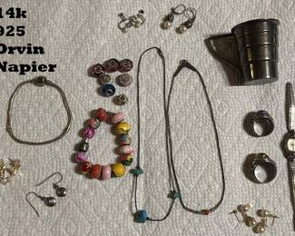 14k gold and 925 sterling silver jewelry and more