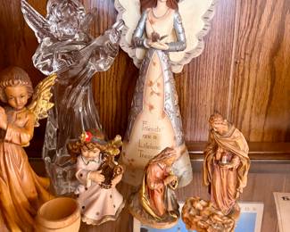 Hand carved Oberammagau figures 