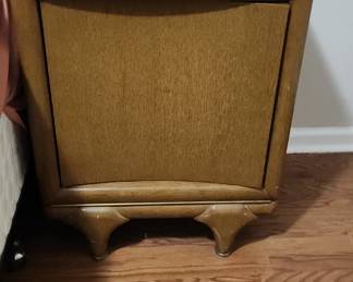 Mid-Century Modern Side tables - pair. (has matching Dresser