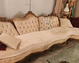 French Provencial / Hollywood Glam Massive Sofa