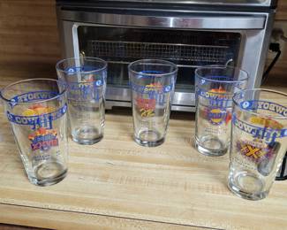 Miller Lite Super Bowl Glasses 5  years of Cowboys