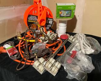 Mystery Lot of Household Extension Cords More