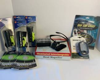 Head Magnifier, Flashlights More
