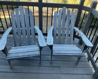 Two Adirondack Project Chairs