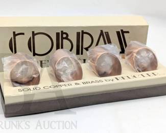 COPPER AND BRASS NAPKIN RINGS