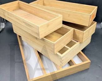 BAMBOO DRAWER ORGANIZERS