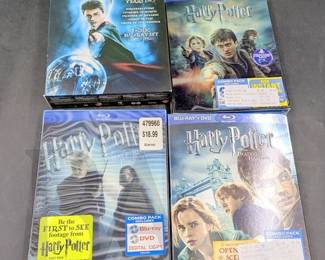 HARRY POTTER BLU RAY MOVIES