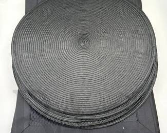 BLACK PLACEMATS
