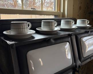 Shenango China Coffee Cup & Saucer Set