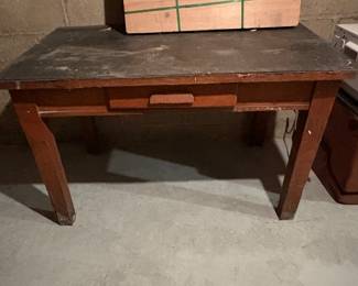 Vintage Library Table
