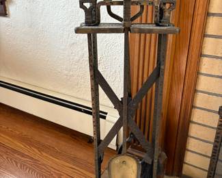 Vintage Iron Fireplace Tools