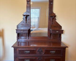 Eastlake Dresser and Mirror