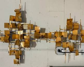 Midcentury Brutalist Wall Sculpture