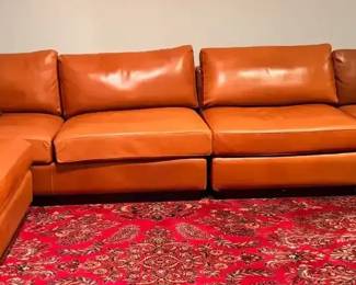 leather sectional