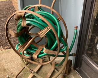 Garden Hose with Metal Holder