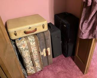 Vintage Luggage and Suitcases 