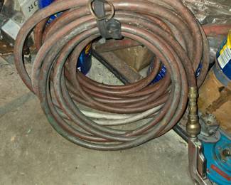 Air hoses, nozzles, etc, for air compressors