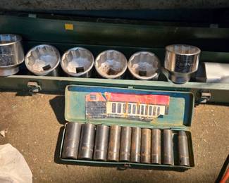 DURAmatic Impact Socket set &  3/4 drive socket set: 2 3/16" - 2 1/2"