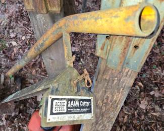 ACME Steel AIM angle iron cutter shear 