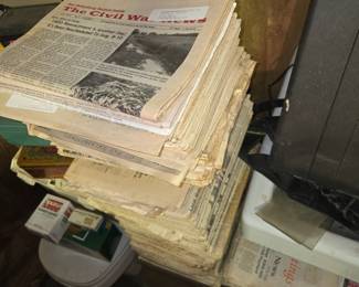Civil War newspapers, pamphlets, books & more
