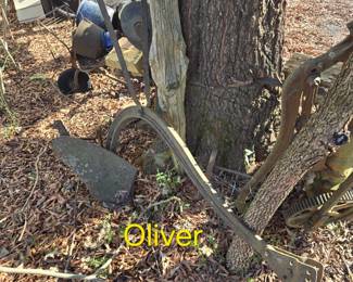 Oliver tractor horse single plow 