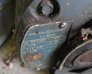 GE AC Motor 5KC43, 1/2 HP, 115/230V